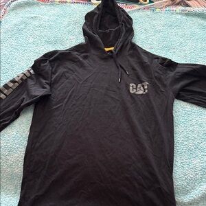 Caterpillar Black Hoodie Sweatshirt